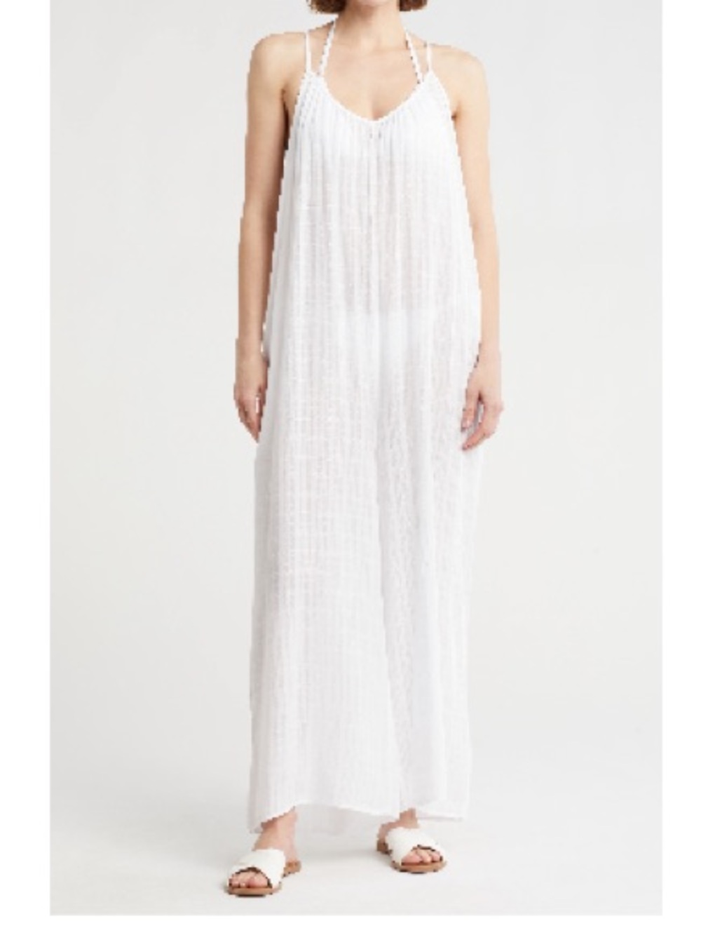 NWT spaghetti strap jumpsuit size M.